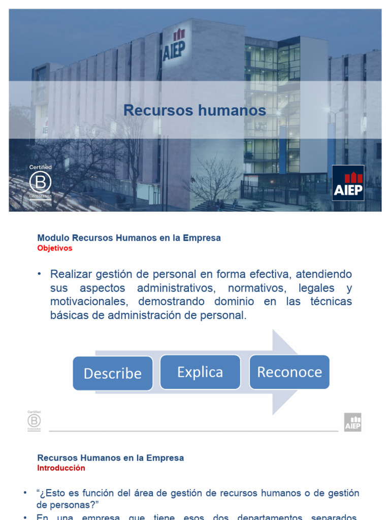 Recursos Humanos en La Empresa Parte 1 | PDF | Reclutamiento | Gestión