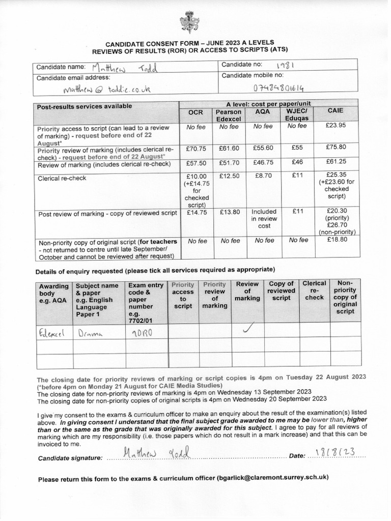 MT Exam | PDF