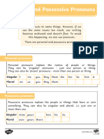 NZ e 487 Personal and Possessive Pronouns Grammar Worksheets - Ver - 4