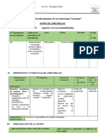 SESION DE APRENDIZAJE 29 Noviembre Matematica