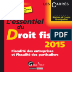 Lessentiel Du Droit Fiscal 2015 (Béatrice Et Francis GRANDGUILLOT) (Z-Library)