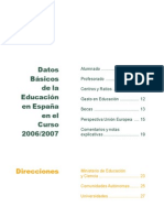Datos y Cifras Curso 2006-2007