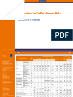 Tabela Geral de Tarifas Pf PDF