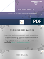 Ciclos Biogeoquímicos - Desequilíbrio Ambiental - 2024