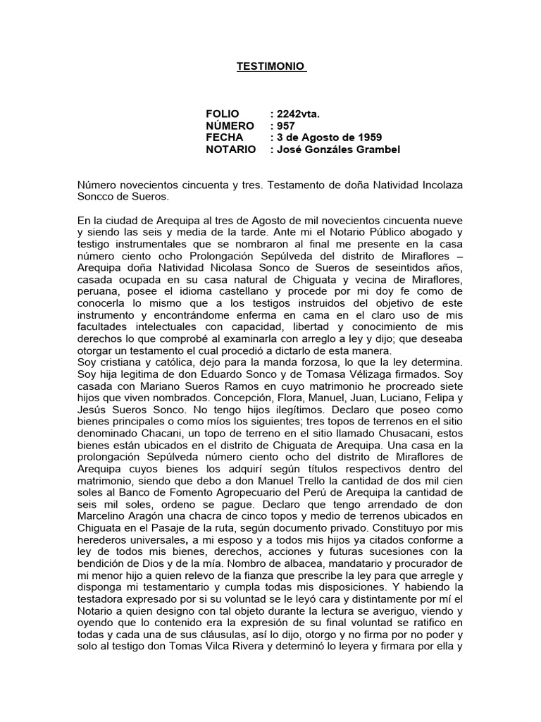 Testimonio Antiguo | PDF | Derecho | Novela negra, policíaca y suspenso