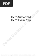 PMI® Authorized PMP® Exam Prep: Licensed For Use Only By: MFIKELA Morine 6969864 Jan 30 2021 1:28PM