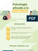 Psicología Aplicada A La Conducción