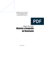 Historia y Geografia de Venezuela