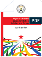 SS Secondary Physical Education Guidance