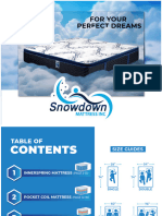 Snowdown Mattress Catalogue 2024
