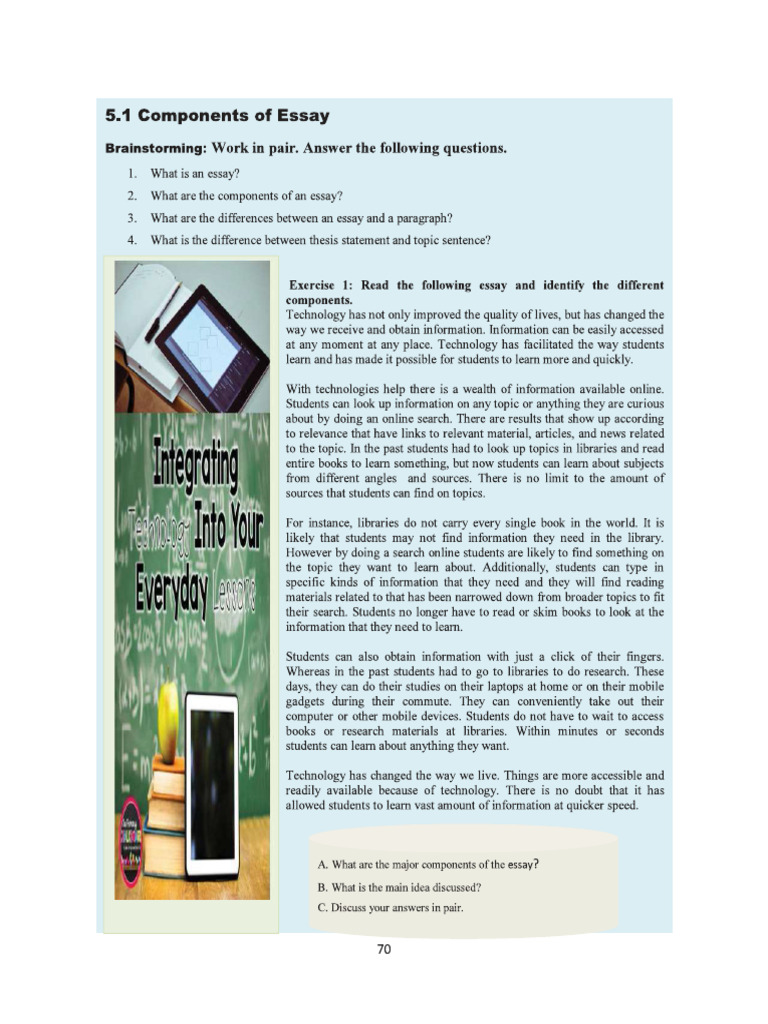 ENLA 301-Essay Writing Module (19 Pages) | PDF