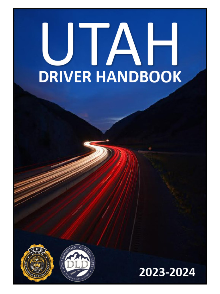 Utah driver handbook v2 2023 2024 pdf driver s license driving
