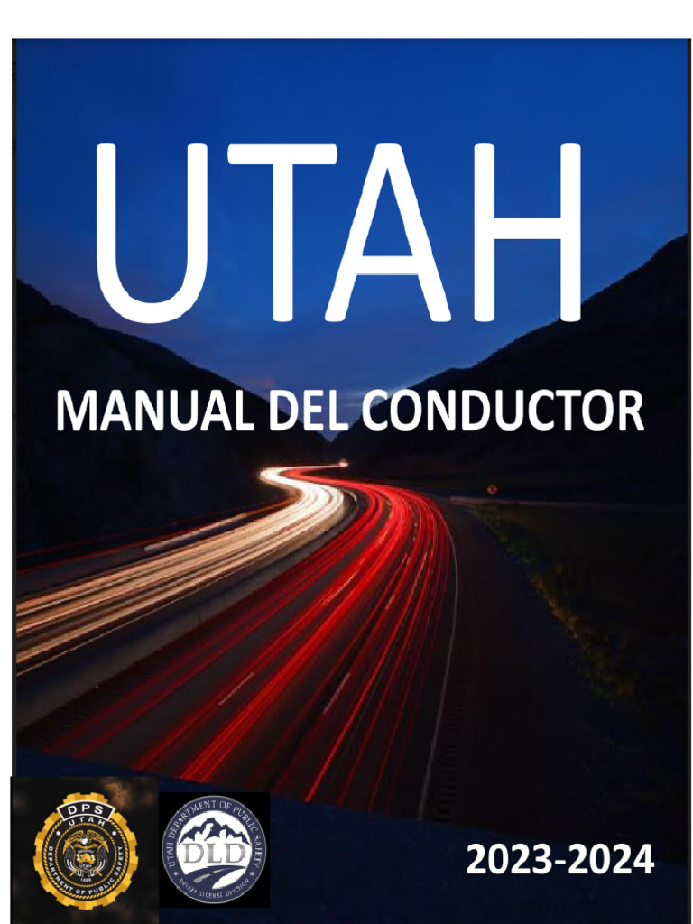 Utah.Driver.ManualenEspanol20232024 PDF Licencia de conducir