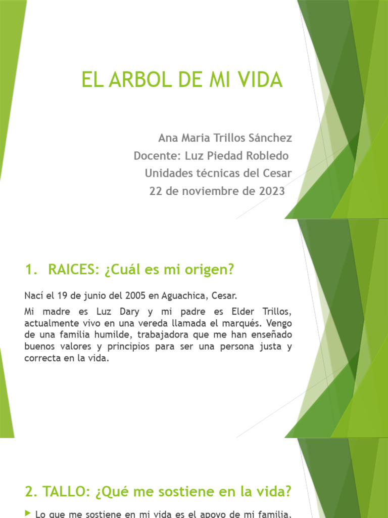 Mi Árbol de Vida: Metas y Logros | PDF | Relaciones personales, crianza ...