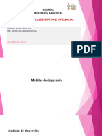 Clase de Medidas de Dispersión PDF