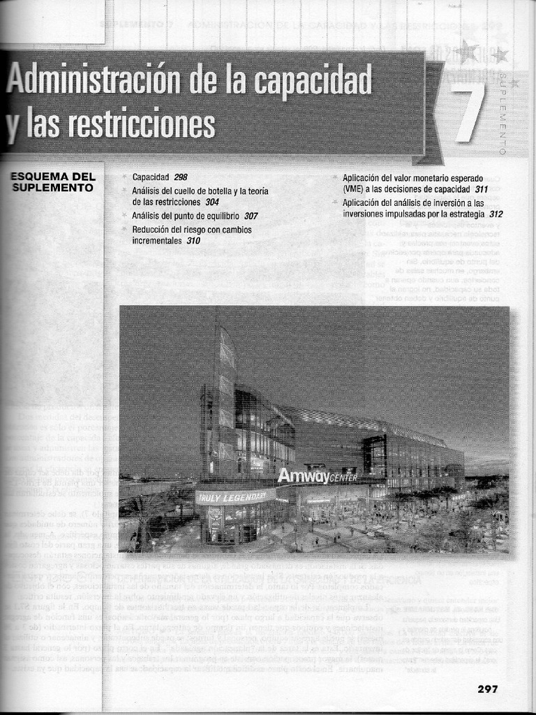 Cap 7 Suplm 7 Render Heizer Adm Capac y Restricciones | PDF