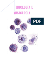 Embriologia e Histología