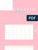 Calendario Groovy Rosa