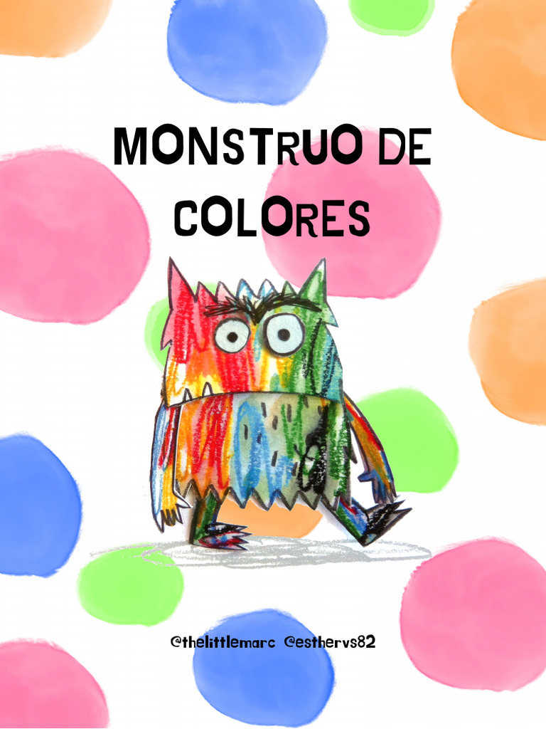Actividades del Monstruo de Colores | PDF | Diseño gráfico | Color
