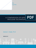 Comparación de diferentes tecnologías de la ingeniería nuclear