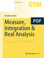 (Graduate Texts in Mathematics 282) Sheldon Axler - Measure, Integration & Real Analysis-Springer (2022)