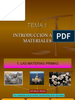 Tema 1. Introducción A Los Materiales