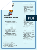 Possessive Adjectives