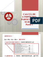 Calcul de L'impôt Partie 1 VE