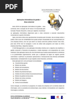 Aplicações informáticas de gestão - área comercial