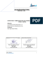 Informe N°1 Eval Estructural 3 Pisos - A2constructora (Diseño Inicial)