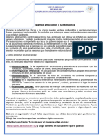 Manifestamos Emociones y Sentimientos