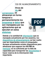 DISPOSITIVOS DE ALMACENAMIENTO