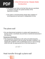 2.1 LECTURE 2 - One-Dimensional, Steady-State Conduction