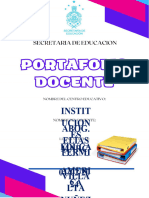 Portafolio Docente Basica i, II y III Ciclo