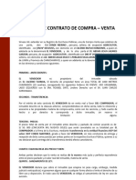 Modelo de Contrato de Compraventa