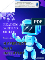Hypertext and Intertext G11 MODULE