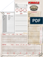 SWADE Character Sheet