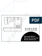 Singer 1725 Sewing Machine Instruction Manual
