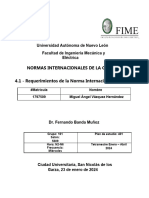 4.1 - Requerimientos de La Norma Internacional ISO-9001 - Miguel Vazquez 1797509