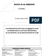 Diapositivas Clase Introduccion Al Derecho Primer Semestre 2020