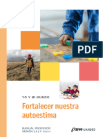 1.2 Fortalecer Nuestra Autoestima, 4º Básico