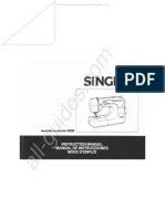 Singer 2638 Sewing Machine Instruction Manual