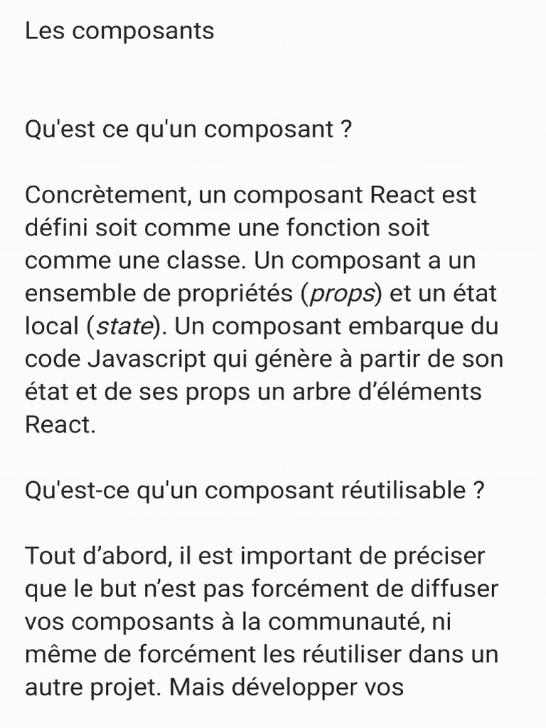 Les Composants | PDF