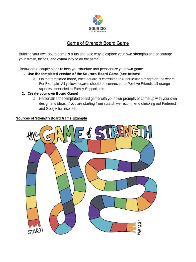 Board Game Template | PDF