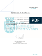 Certificado Evelyn