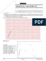 Vecteurs Exercices 1