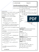 Transformations Du Plan Exercices Corriges 1