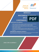 Matemáticas Básicas Aplicadas - Semana 1 Final