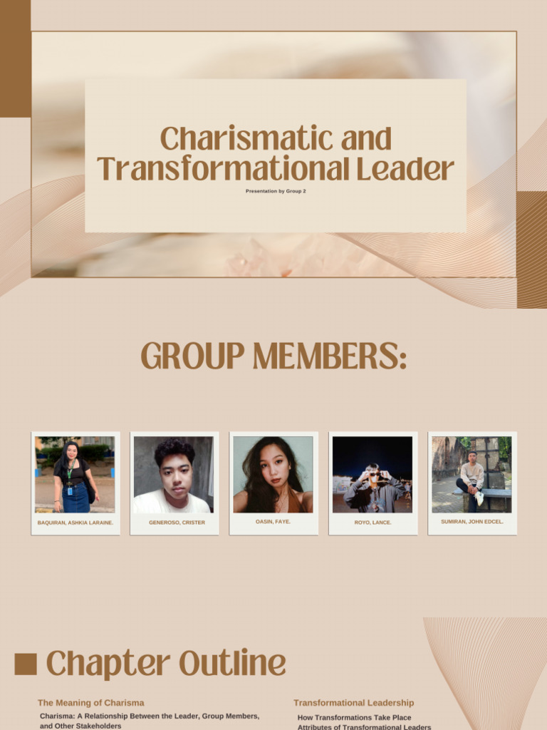 Charismatic and Transformational Leadership 20240306 133218 0000 | PDF