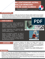 Poster.melanoma Lentiginoso Acral.donoso.